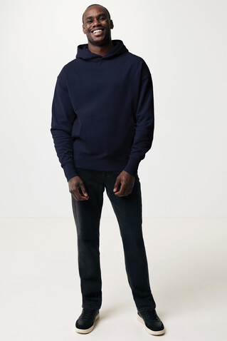 IQONIQ Yoho Relax-Hoodie aus recycelter Baumwolle navy blau bedrucken, Art.-Nr. T9402.002.XXS IQONIQ Yoho Relax-Hoodie aus recycelter Baumwolle navy blau bedrucken, Art.-Nr. T9402.002.XXS