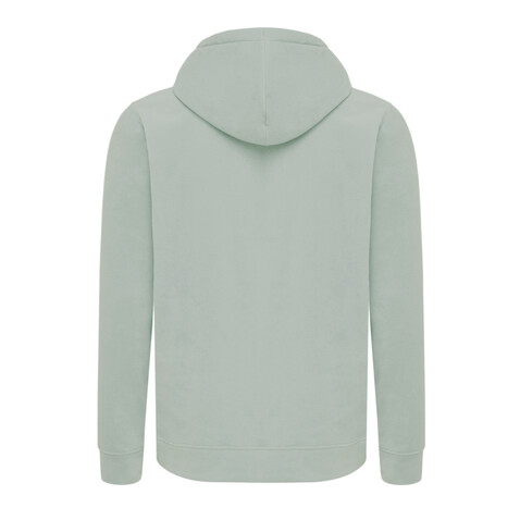 IQONIQ Trivor Mikrofleece-Kapuzen-Pulli aus recyc. Polyester Iceberg green bedrucken, Art.-Nr. T9403.023.XXL