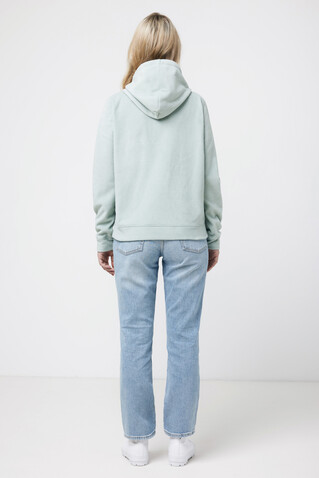 IQONIQ Trivor Mikrofleece-Kapuzen-Pulli aus recyc. Polyester Iceberg green bedrucken, Art.-Nr. T9403.023.XXL