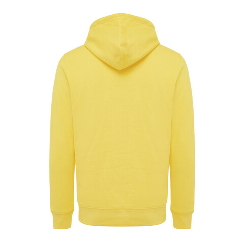 IQONIQ Rila Lightweight Hoodie aus recycelter Baumwolle gelb bedrucken, Art.-Nr. T9404.045.XXS IQONIQ Rila Lightweight Hoodie aus recycelter Baumwolle gelb bedrucken, Art.-Nr. T9404.045.XXS