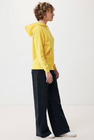 IQONIQ Rila Lightweight Hoodie aus recycelter Baumwolle gelb bedrucken, Art.-Nr. T9404.045.XXS IQONIQ Rila Lightweight Hoodie aus recycelter Baumwolle gelb bedrucken, Art.-Nr. T9404.045.XXS
