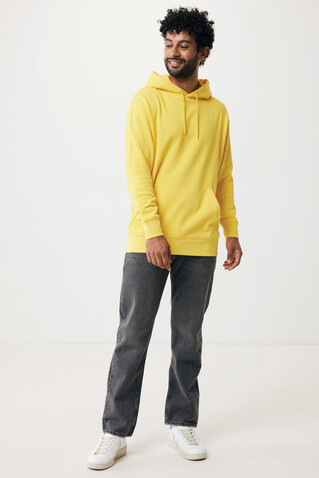 IQONIQ Rila Lightweight Hoodie aus recycelter Baumwolle gelb bedrucken, Art.-Nr. T9404.045.XXS IQONIQ Rila Lightweight Hoodie aus recycelter Baumwolle gelb bedrucken, Art.-Nr. T9404.045.XXS