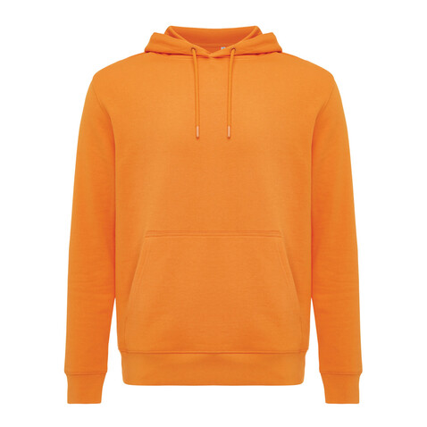 IQONIQ Rila Lightweight Hoodie aus recycelter Baumwolle orange bedrucken, Art.-Nr. T9404.044.XXXL