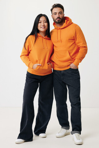 IQONIQ Rila Lightweight Hoodie aus recycelter Baumwolle orange bedrucken, Art.-Nr. T9404.044.XXXL