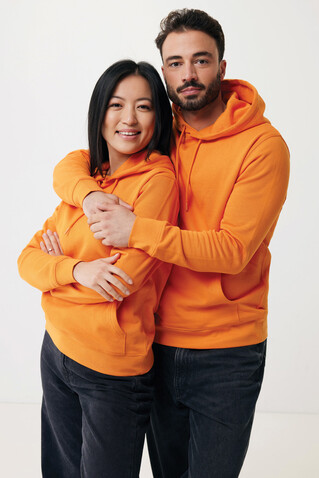 IQONIQ Rila Lightweight Hoodie aus recycelter Baumwolle orange bedrucken, Art.-Nr. T9404.044.XXXL