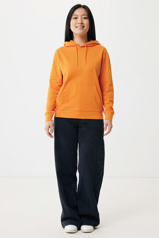 IQONIQ Rila Lightweight Hoodie aus recycelter Baumwolle orange bedrucken, Art.-Nr. T9404.044.XXXL