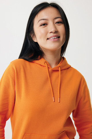 IQONIQ Rila Lightweight Hoodie aus recycelter Baumwolle orange bedrucken, Art.-Nr. T9404.044.XXXL