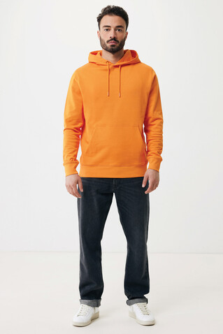 IQONIQ Rila Lightweight Hoodie aus recycelter Baumwolle orange bedrucken, Art.-Nr. T9404.044.XXXL