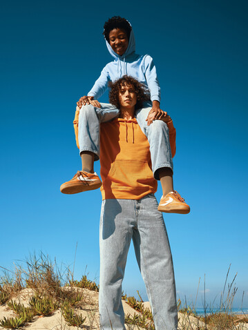 IQONIQ Rila Lightweight Hoodie aus recycelter Baumwolle orange bedrucken, Art.-Nr. T9404.044.XXXL