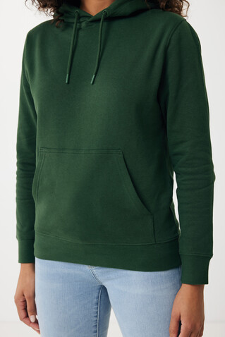 IQONIQ Rila Lightweight Hoodie aus recycelter Baumwolle forest green bedrucken, Art.-Nr. T9404.005.L