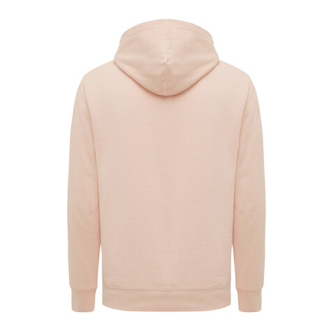 IQONIQ Yengo Hoodie mit Seitentaschen aus rec. Baumwolle peach nectar bedrucken, Art.-Nr. T9405.038.L