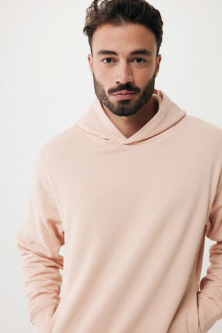IQONIQ Yengo Hoodie mit Seitentaschen aus rec. Baumwolle peach nectar bedrucken, Art.-Nr. T9405.038.L