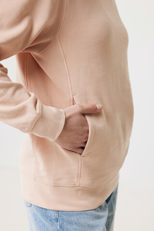 IQONIQ Yengo Hoodie mit Seitentaschen aus rec. Baumwolle peach nectar bedrucken, Art.-Nr. T9405.038.L