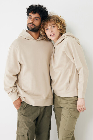 IQONIQ Yengo Hoodie mit Seitentaschen aus rec. Baumwolle desert bedrucken, Art.-Nr. T9405.006.XXS