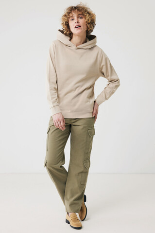 IQONIQ Yengo Hoodie mit Seitentaschen aus rec. Baumwolle desert bedrucken, Art.-Nr. T9405.006.XXS