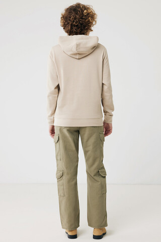 IQONIQ Yengo Hoodie mit Seitentaschen aus rec. Baumwolle desert bedrucken, Art.-Nr. T9405.006.XXS