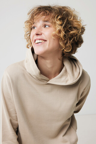 IQONIQ Yengo Hoodie mit Seitentaschen aus rec. Baumwolle desert bedrucken, Art.-Nr. T9405.006.XXS