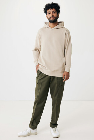 IQONIQ Yengo Hoodie mit Seitentaschen aus rec. Baumwolle desert bedrucken, Art.-Nr. T9405.006.XXS