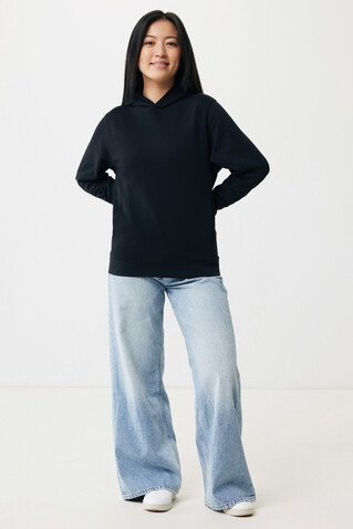 IQONIQ Yengo Hoodie mit Seitentaschen aus rec. Baumwolle schwarz bedrucken, Art.-Nr. T9405.001.XS IQONIQ Yengo Hoodie mit Seitentaschen aus rec. Baumwolle schwarz bedrucken, Art.-Nr. T9405.001.XS
