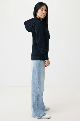 IQONIQ Yengo Hoodie mit Seitentaschen aus rec. Baumwolle schwarz bedrucken, Art.-Nr. T9405.001.XS IQONIQ Yengo Hoodie mit Seitentaschen aus rec. Baumwolle schwarz bedrucken, Art.-Nr. T9405.001.XS