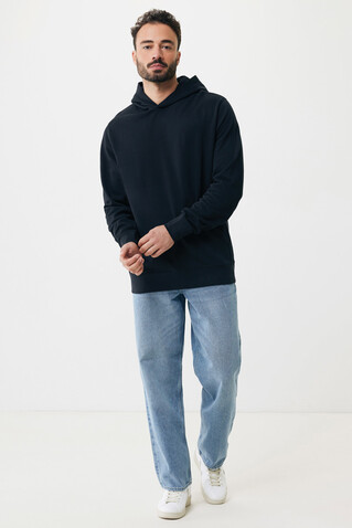 IQONIQ Yengo Hoodie mit Seitentaschen aus rec. Baumwolle schwarz bedrucken, Art.-Nr. T9405.001.XS IQONIQ Yengo Hoodie mit Seitentaschen aus rec. Baumwolle schwarz bedrucken, Art.-Nr. T9405.001.XS