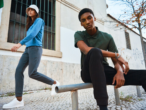 IQONIQ Cooper Jogger aus recycelter Baumwolle heather anthracite bedrucken, Art.-Nr. T9500.014.XXXL IQONIQ Cooper Jogger aus recycelter Baumwolle heather anthracite bedrucken, Art.-Nr. T9500.014.XXXL