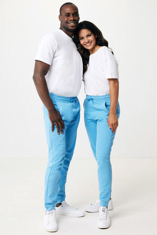 IQONIQ Cooper Jogger aus recycelter Baumwolle tranquil blue bedrucken, Art.-Nr. T9500.010.XL