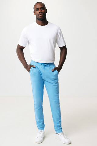 IQONIQ Cooper Jogger aus recycelter Baumwolle tranquil blue bedrucken, Art.-Nr. T9500.010.XL