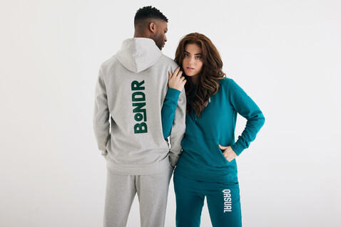 IQONIQ Cooper Jogger aus recycelter Baumwolle verdigris bedrucken, Art.-Nr. T9500.009.XXL