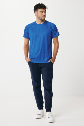 IQONIQ Cooper Jogger aus recycelter Baumwolle navy blau bedrucken, Art.-Nr. T9500.002.XXXL
