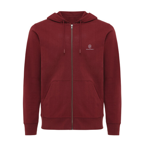 IQONIQ Abisko Zip-Kapuzenpullover aus recycelter Baumwolle burgunderrot bedrucken, Art.-Nr. T9600.007.XXL IQONIQ Abisko Zip-Kapuzenpullover aus recycelter Baumwolle burgunderrot bedrucken, Art.-Nr. T9600.007.XXL