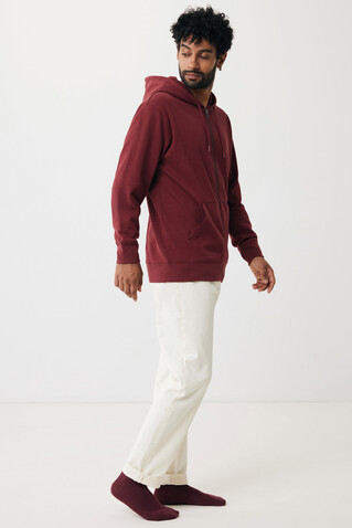 IQONIQ Abisko Zip-Kapuzenpullover aus recycelter Baumwolle burgunderrot bedrucken, Art.-Nr. T9600.007.XXL IQONIQ Abisko Zip-Kapuzenpullover aus recycelter Baumwolle burgunderrot bedrucken, Art.-Nr. T9600.007.XXL