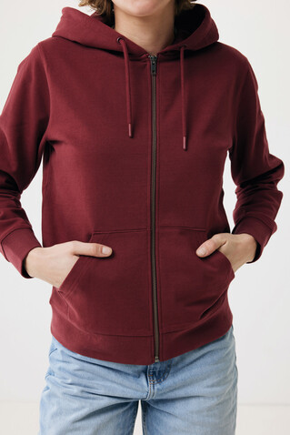 IQONIQ Abisko Zip-Kapuzenpullover aus recycelter Baumwolle burgunderrot bedrucken, Art.-Nr. T9600.007.XXL IQONIQ Abisko Zip-Kapuzenpullover aus recycelter Baumwolle burgunderrot bedrucken, Art.-Nr. T9600.007.XXL