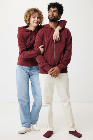 IQONIQ Abisko Zip-Kapuzenpullover aus recycelter Baumwolle burgunderrot bedrucken, Art.-Nr. T9600.007.XXL IQONIQ Abisko Zip-Kapuzenpullover aus recycelter Baumwolle burgunderrot bedrucken, Art.-Nr. T9600.007.XXL