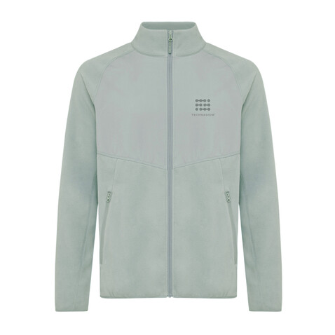 IQONIQ Talung Mikrofleece Jacke aus recyceltem Polyester Iceberg green bedrucken, Art.-Nr. T9603.023.L