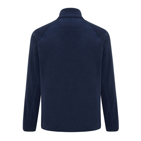 IQONIQ Talung Mikrofleece Jacke aus recyceltem Polyester navy blau bedrucken, Art.-Nr. T9603.002.XXL