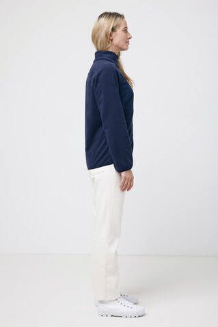 IQONIQ Talung Mikrofleece Jacke aus recyceltem Polyester navy blau bedrucken, Art.-Nr. T9603.002.XXL