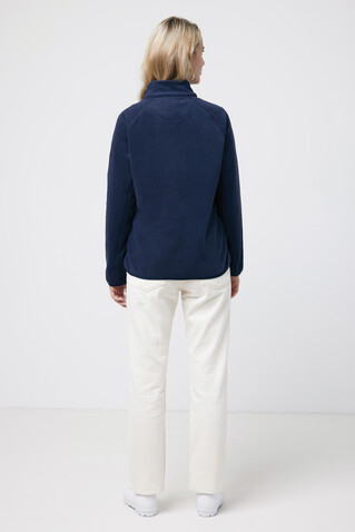 IQONIQ Talung Mikrofleece Jacke aus recyceltem Polyester navy blau bedrucken, Art.-Nr. T9603.002.XXL
