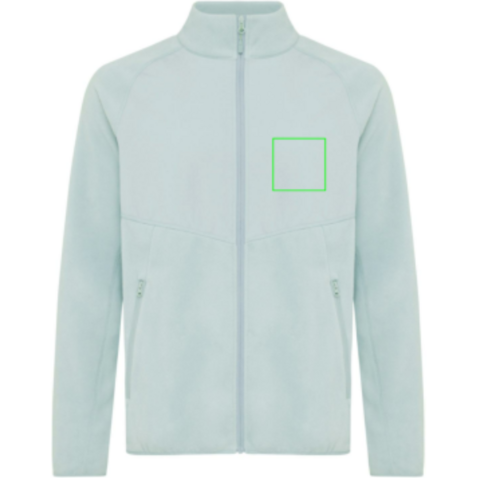 IQONIQ Talung Mikrofleece Jacke aus recyceltem Polyester Iceberg green bedrucken, Art.-Nr. T9603.023.L