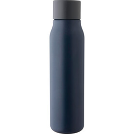 Trinkflasche Cassian | Recycelt | 600 ml – Blau bedrucken, Art.-Nr. 005999999_1202790
