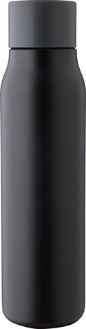 Trinkflasche Cassian | Recycelt | 600 ml – Schwarz bedrucken, Art.-Nr. 001999999_1202790