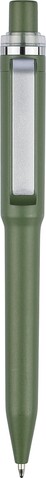 Recycelter ABS-Kugelschreiber Zephyra – Grün bedrucken, Art.-Nr. 004999128_1204025