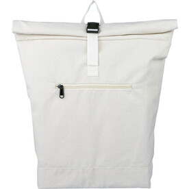 Rucksack Thaddeus | Recycelt | Rolltop | 15 l – beige bedrucken, Art.-Nr. 357999999_1204072
