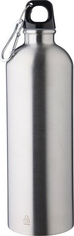 Trinkflasche Emeric | Recycelt | 750 ml – Silber bedrucken, Art.-Nr. 032999999_1204263