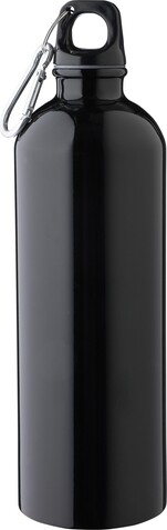 Trinkflasche Emeric | Recycelt | 750 ml – Schwarz bedrucken, Art.-Nr. 001999999_1204263
