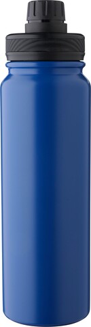 Doppelwandige Flasche aus Edelstahl (800 ml) Zinnia – Kobaltblau bedrucken, Art.-Nr. 023999999_1206646