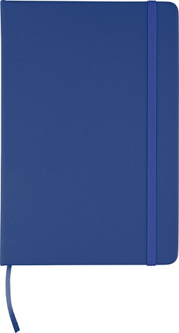 Recyceltem notizbuch A5 aus PU Eva – Blau bedrucken, Art.-Nr. 005999999_1207023