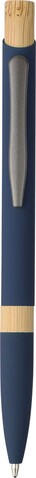 Kugelschreiber Calandra aus recyceltem Aluminium – Blau bedrucken, Art.-Nr. 005999128_1207806