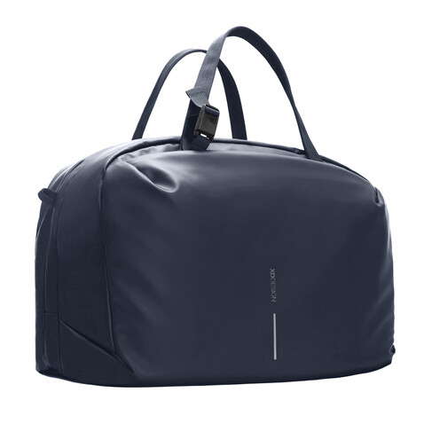 Urban wasserabweisende Wochenendtasche navy blau, grau bedrucken, Art.-Nr. P706.2925