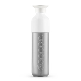 Dopper Silver Insulated (350 ml) – silber/weiß bedrucken, Art.-Nr. 325999999_1247520